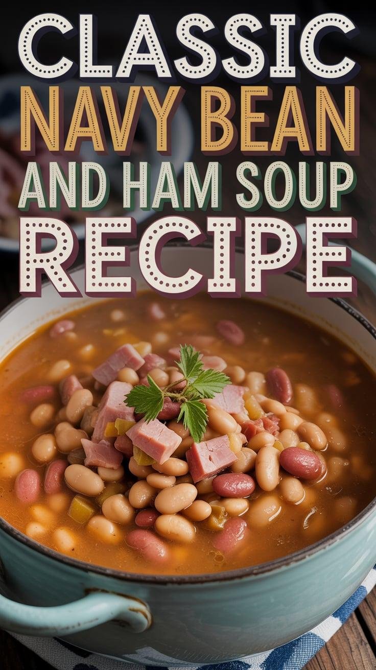 Classic Navy Bean and Ham Soup