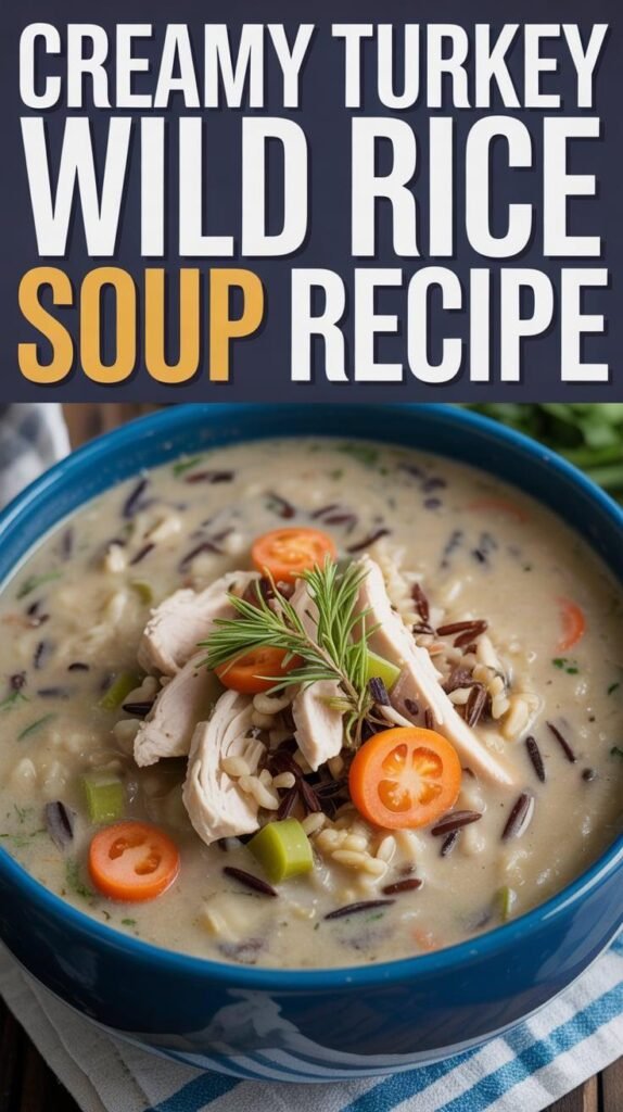 Creamy Turkey Wild Rice Soup