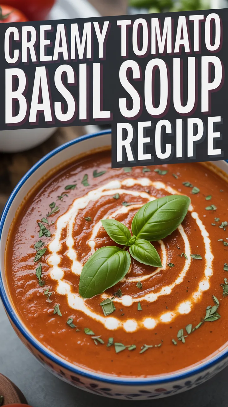 Creamy Tomato Basil Soup