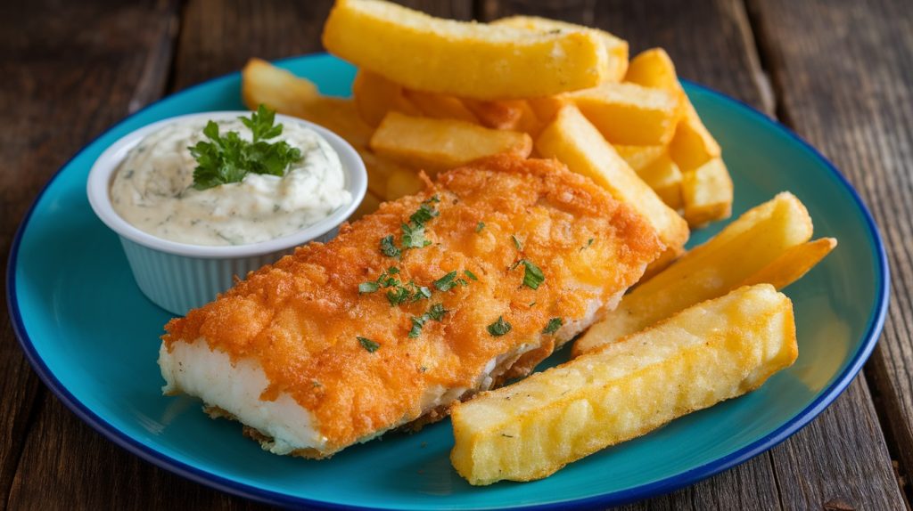 Gluten-Free Fish and Chips with Tartar Sauce