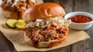 BBQ Pulled Chicken with Gluten-Free Buns