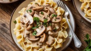 Vegan Mushroom Stroganoff Recipe