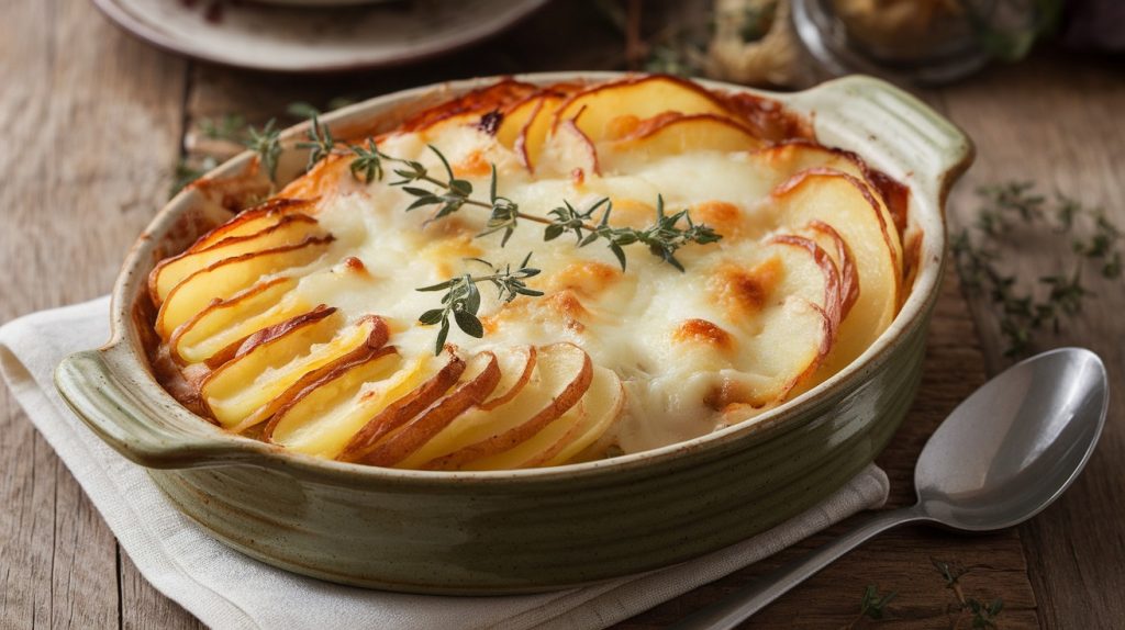 Scalloped Potatoes with Leeks