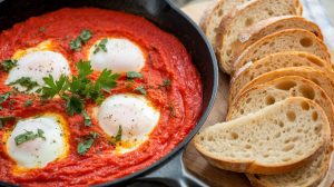 Shakshuka with Gluten-Free Bread