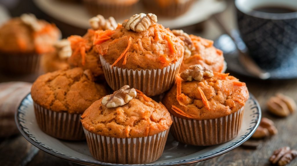 Vegan Carrot Cake Muffins Recipe