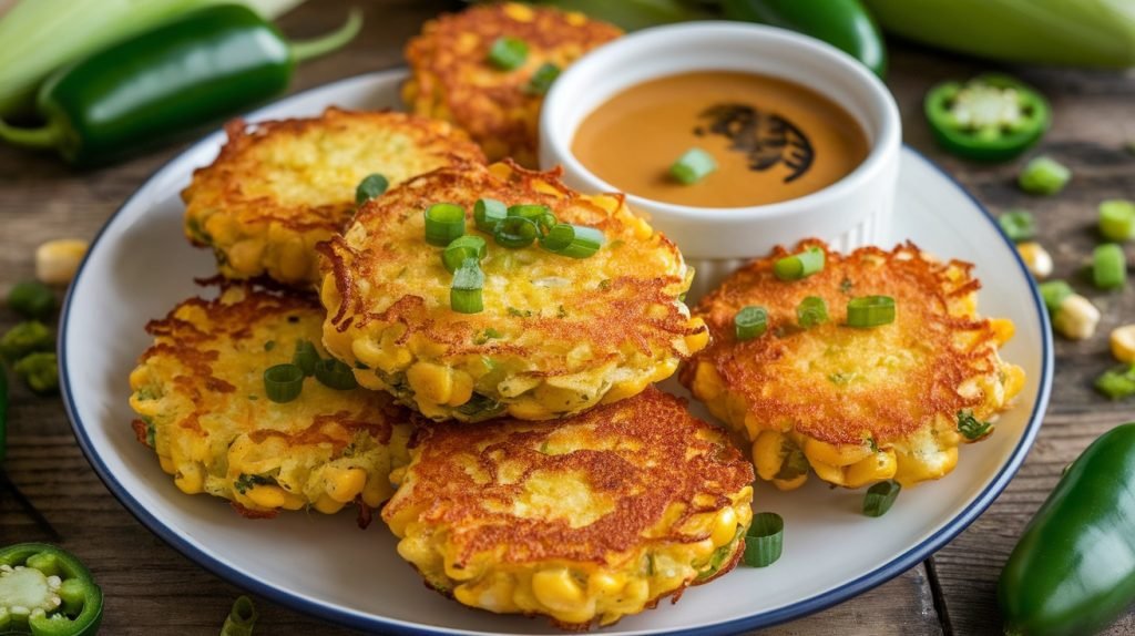 Vegan Jalapeño Corn Fritters Recipe