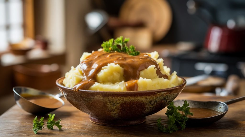 Vegan Mashed Potatoes and Gravy Recipe