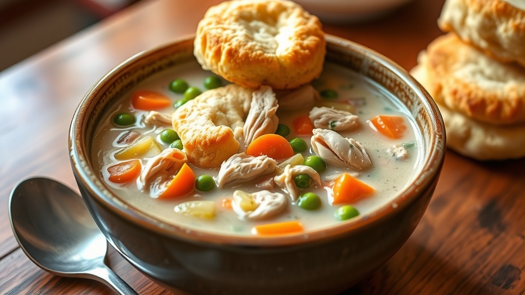 Traditional Chicken Pot Pie Soup