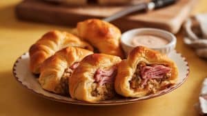 Ham and Stuffing Crescent Rolls