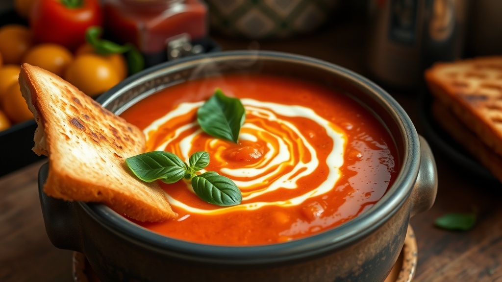 Fire-Roasted Tomato Soup