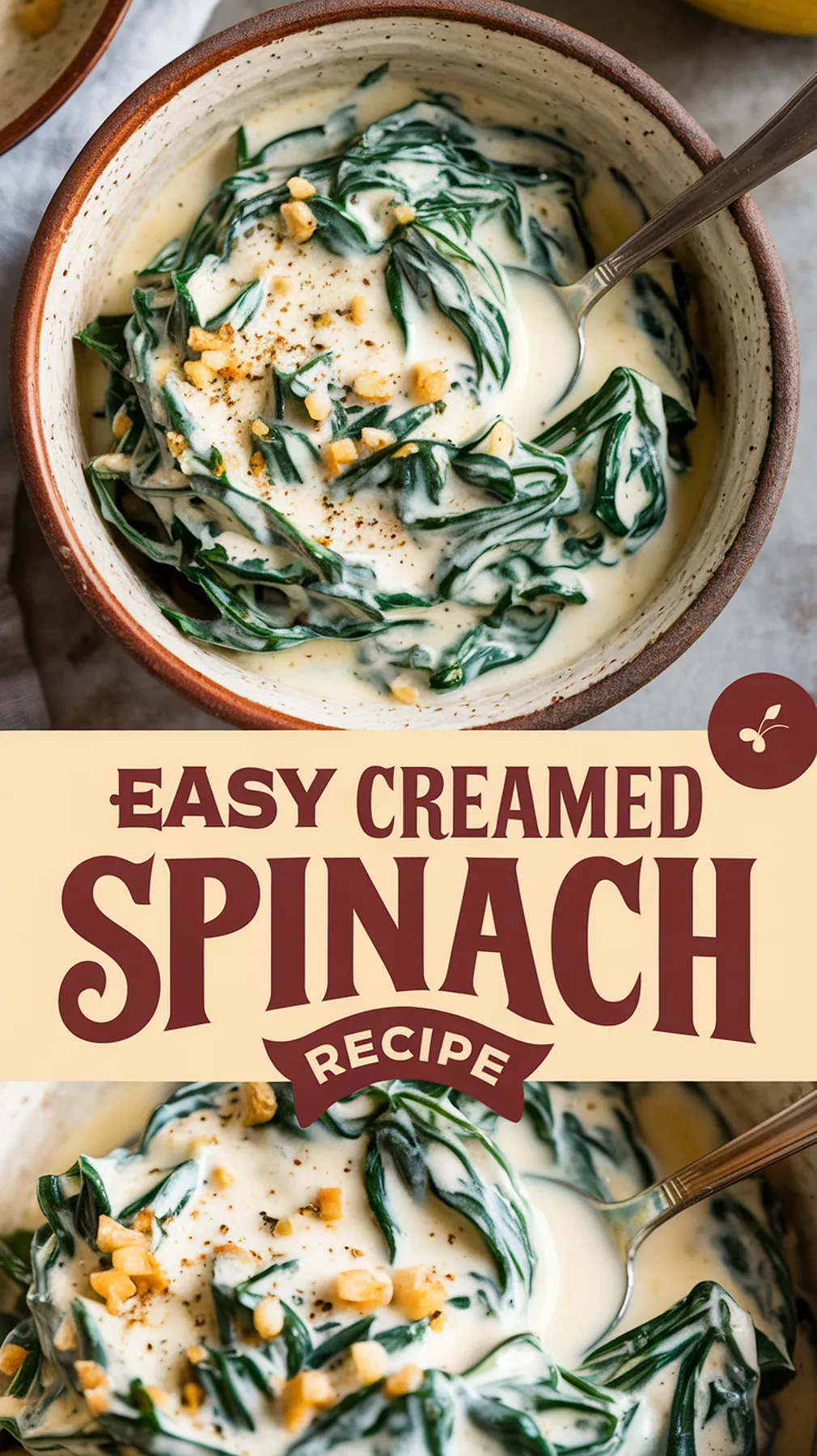 Easy Creamed Spinach