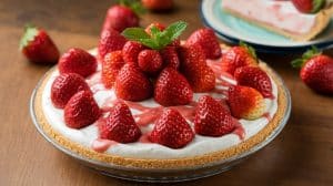 No-Bake Strawberry Pie