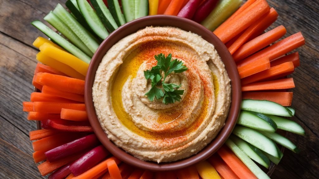 Vegan Roasted Garlic Hummus Recipe
