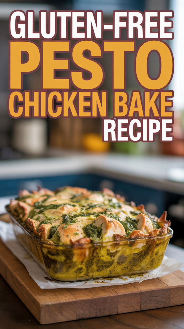 Gluten-Free Pesto Chicken Bake