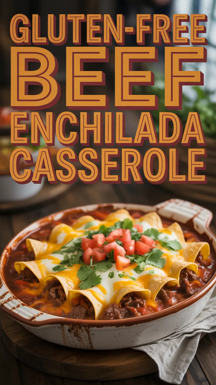 Gluten-Free Beef Enchilada Casserole