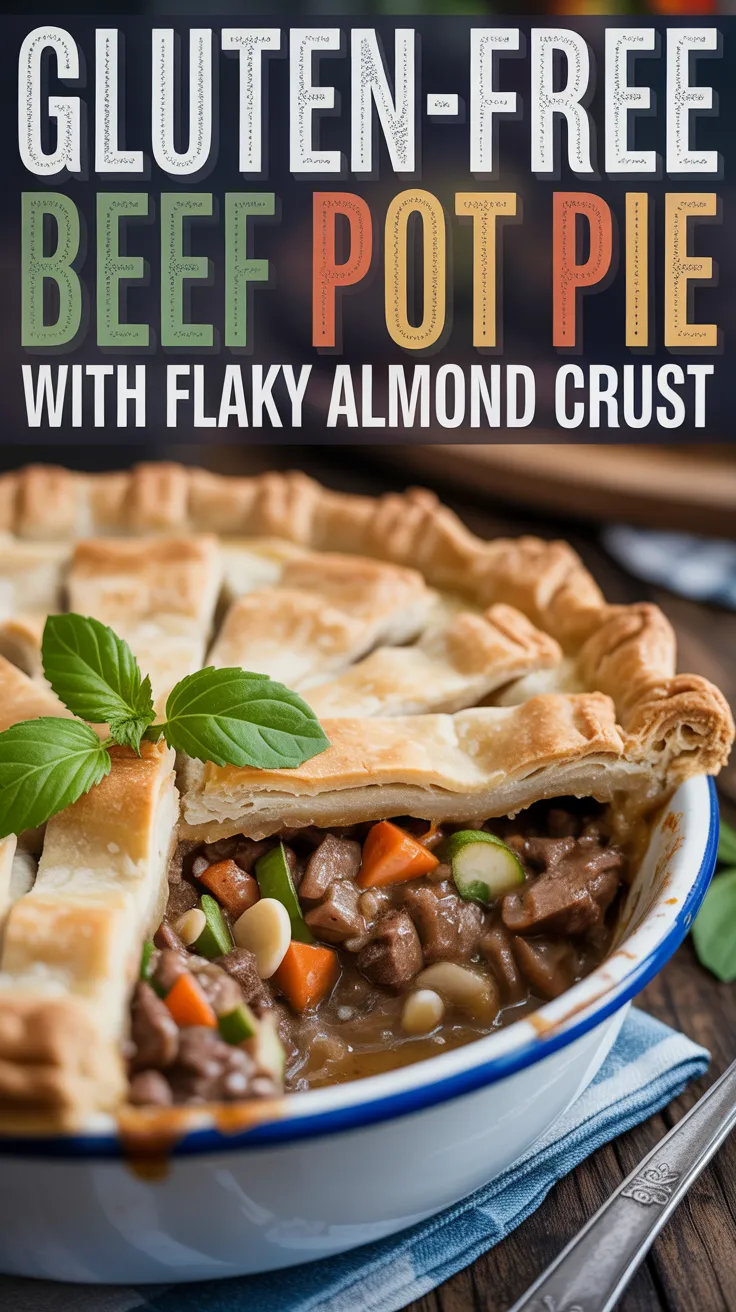 Gluten-Free Beef Pot Pie with Flaky Almond Crust