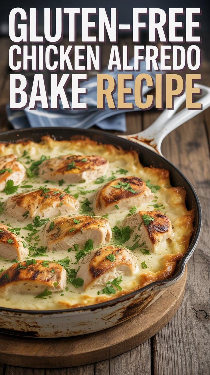 Gluten-Free Chicken Alfredo Bake