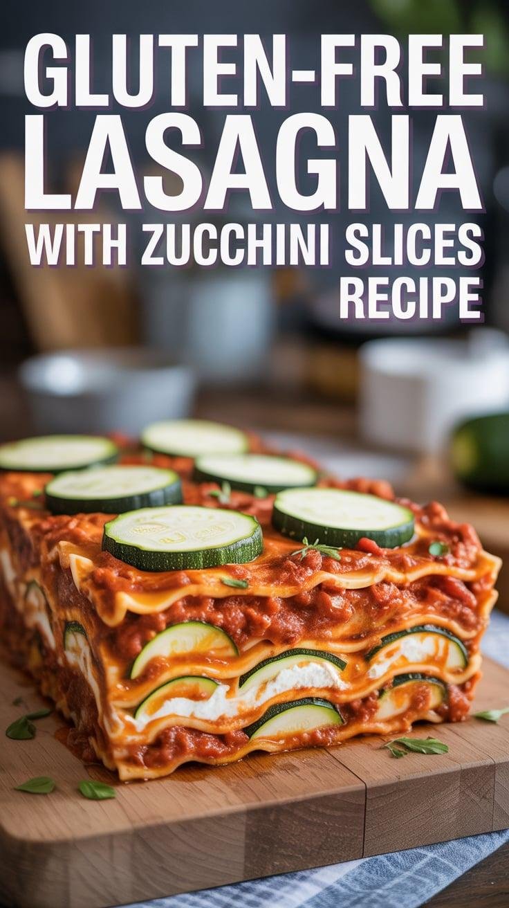 Gluten-Free Lasagna with Zucchini Slices