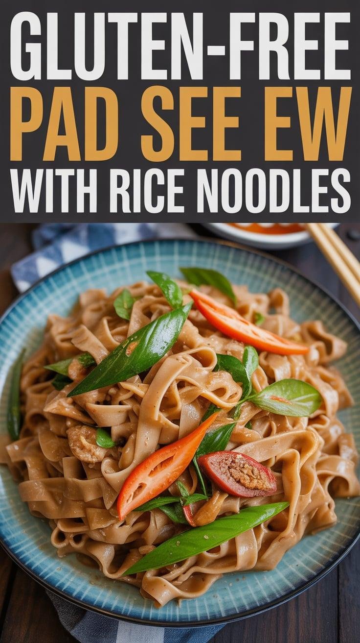 Gluten-Free Pad See Ew with Rice Noodles