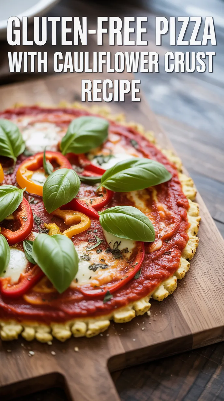 Gluten-Free Pizza with Cauliflower Crust