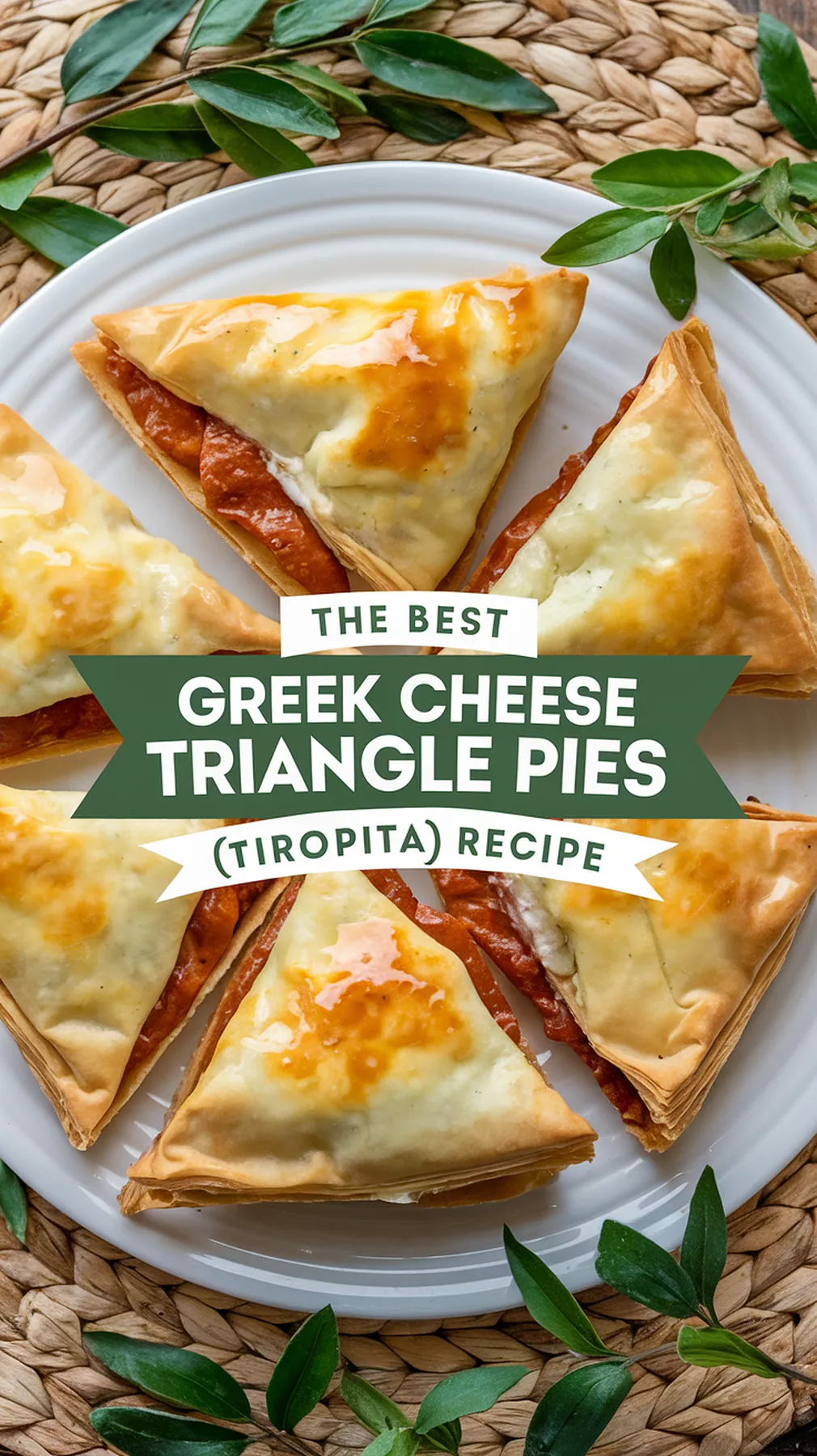 Greek Cheese Triangle Pies (Tiropita)
