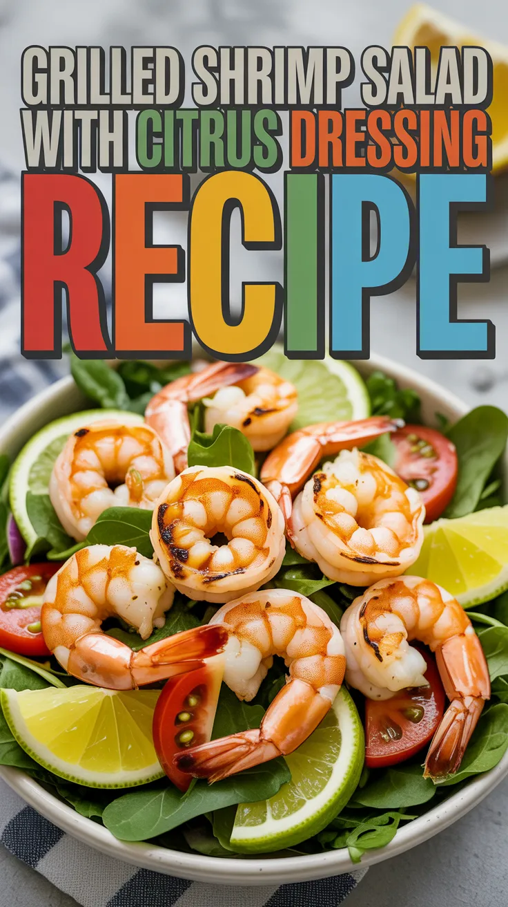 Grilled Shrimp Salad with Citrus Dressing