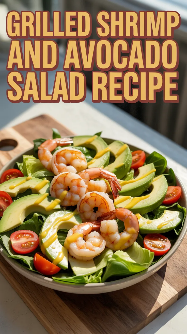 Grilled Shrimp and Avocado Salad