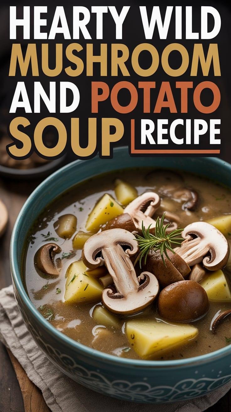 Hearty Wild Mushroom and Potato Soup