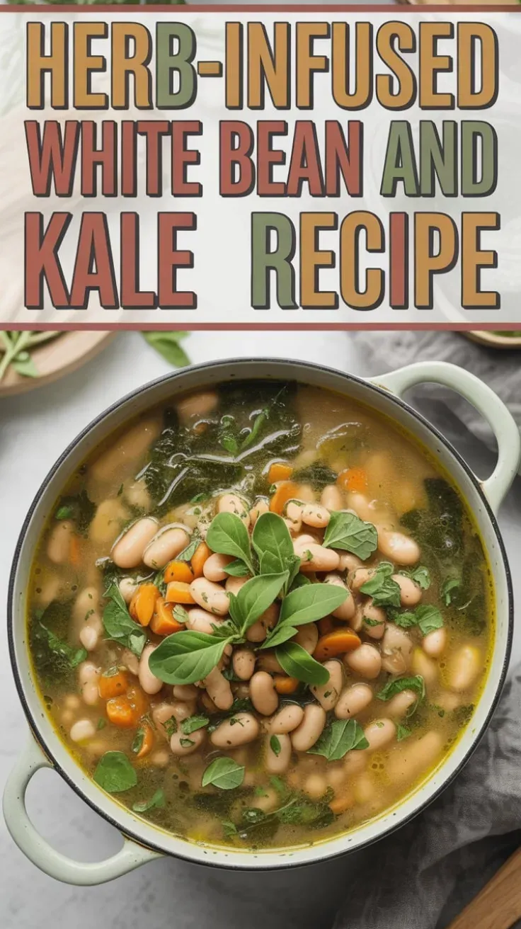 Herb-Infused White Bean and Kale Soup