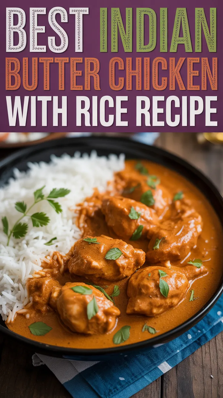 Indian Butter Chicken with Rice