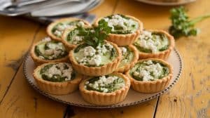 Asparagus and Goat Cheese Mini Quiches