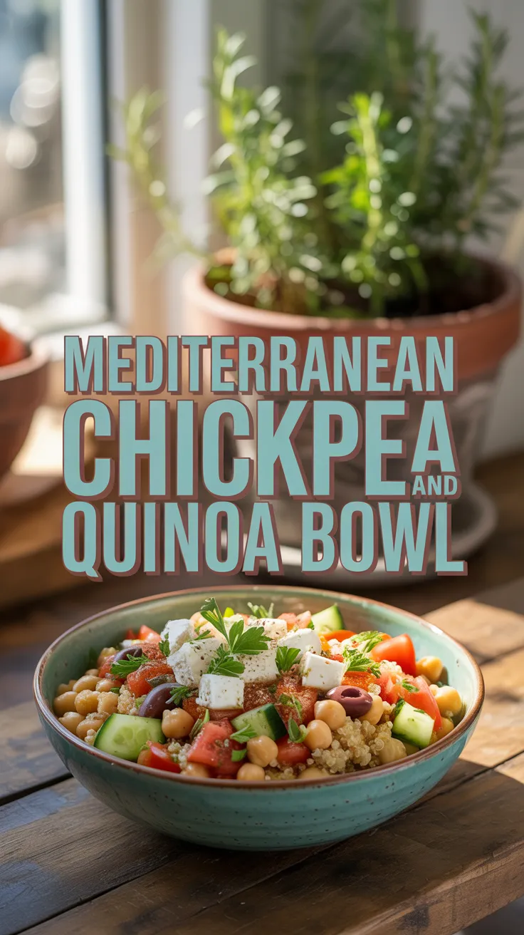Mediterranean Chickpea and Quinoa Bowl