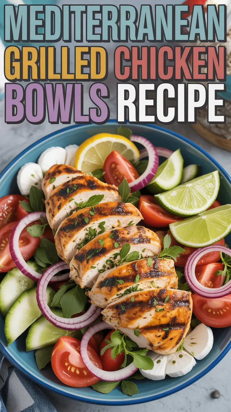 Mediterranean Grilled Chicken Bowls