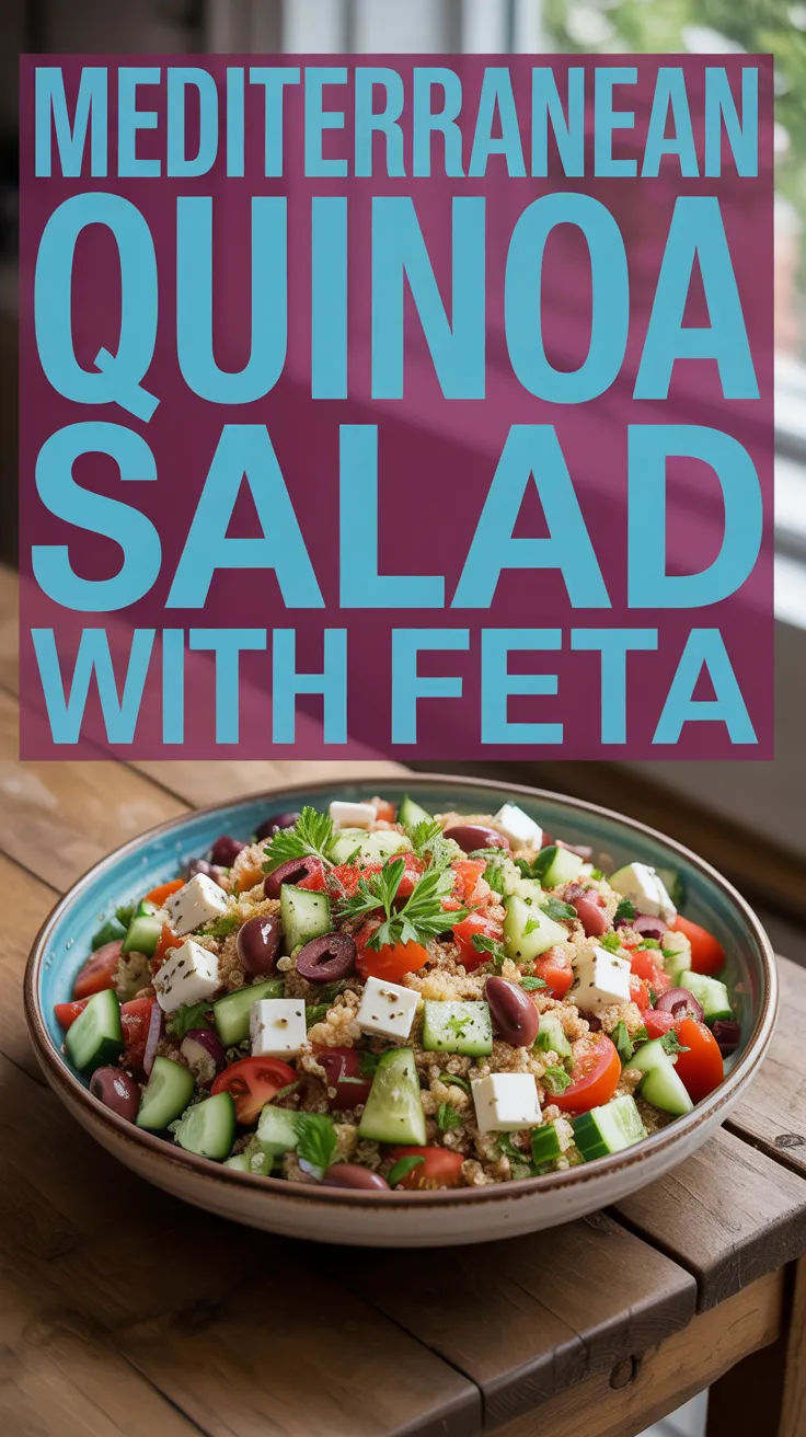 Mediterranean Quinoa Salad with Feta