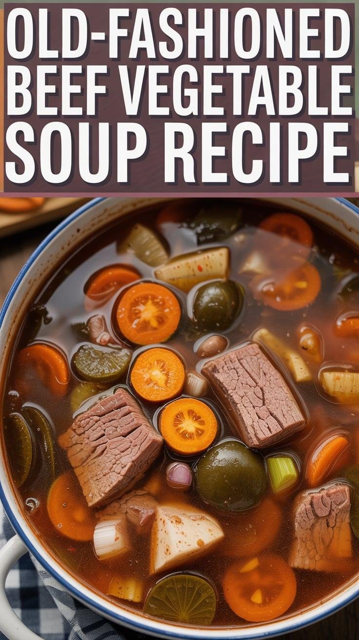 Old-Fashioned Beef Vegetable Soup