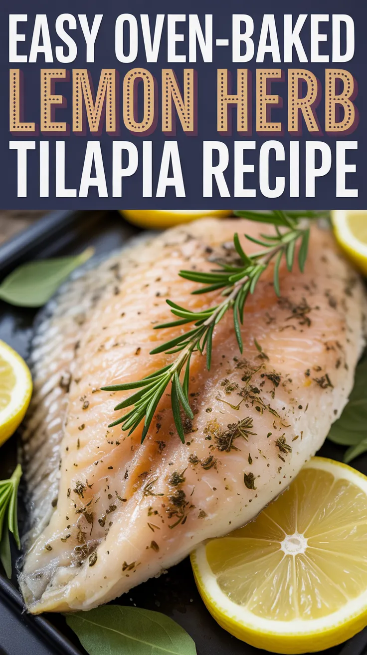 Oven-Baked Lemon Herb Tilapia