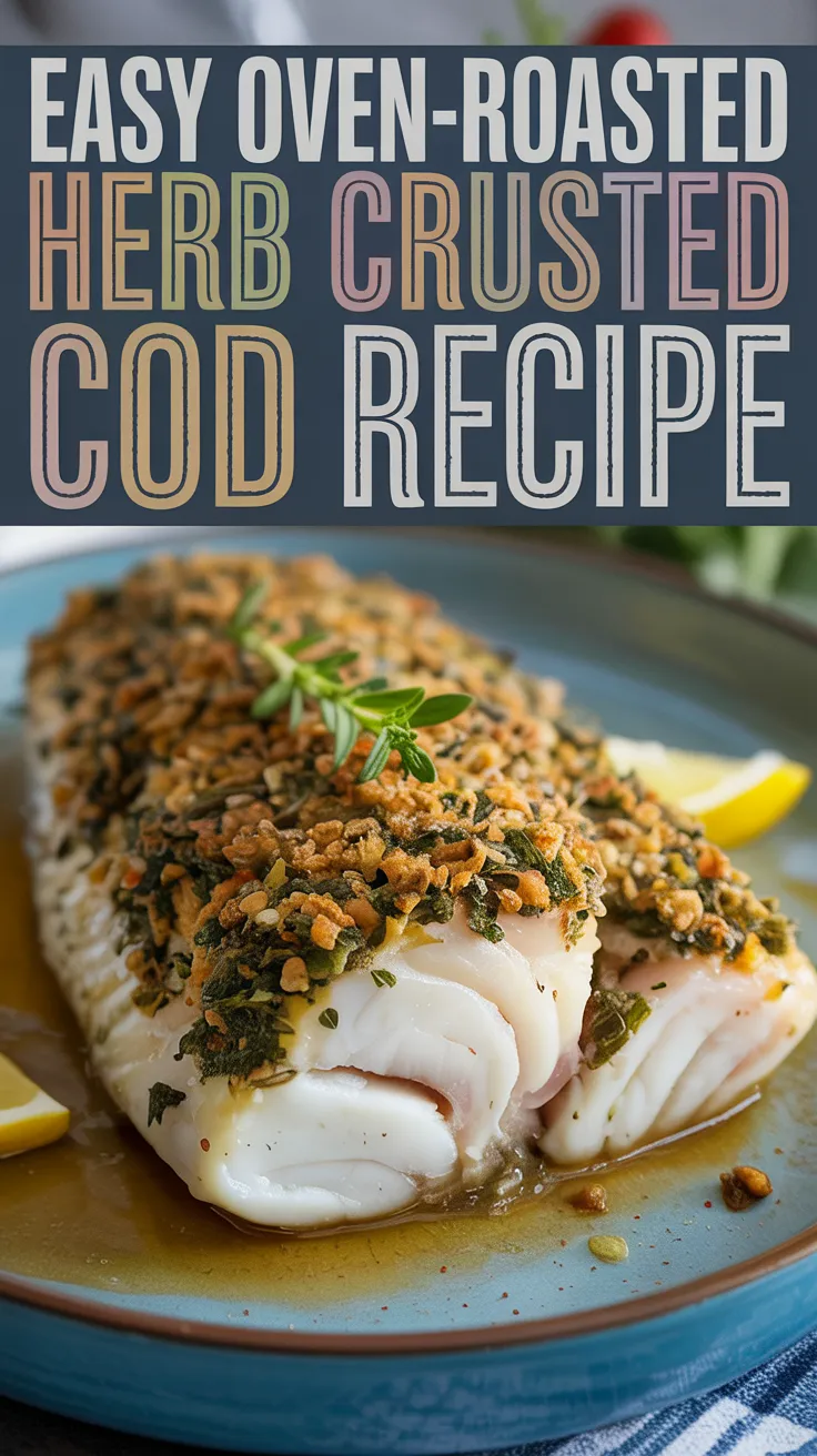 Oven-Roasted Herb Crusted Cod
