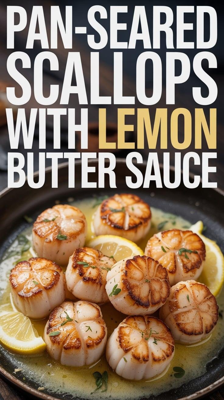 Pan-Seared Scallops with Lemon Butter Sauce