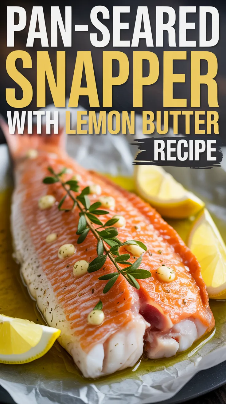 Pan-Seared Snapper with Lemon Butter