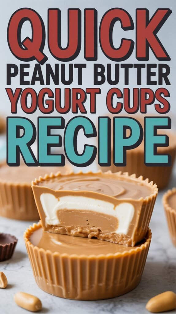Peanut Butter Yogurt Cups