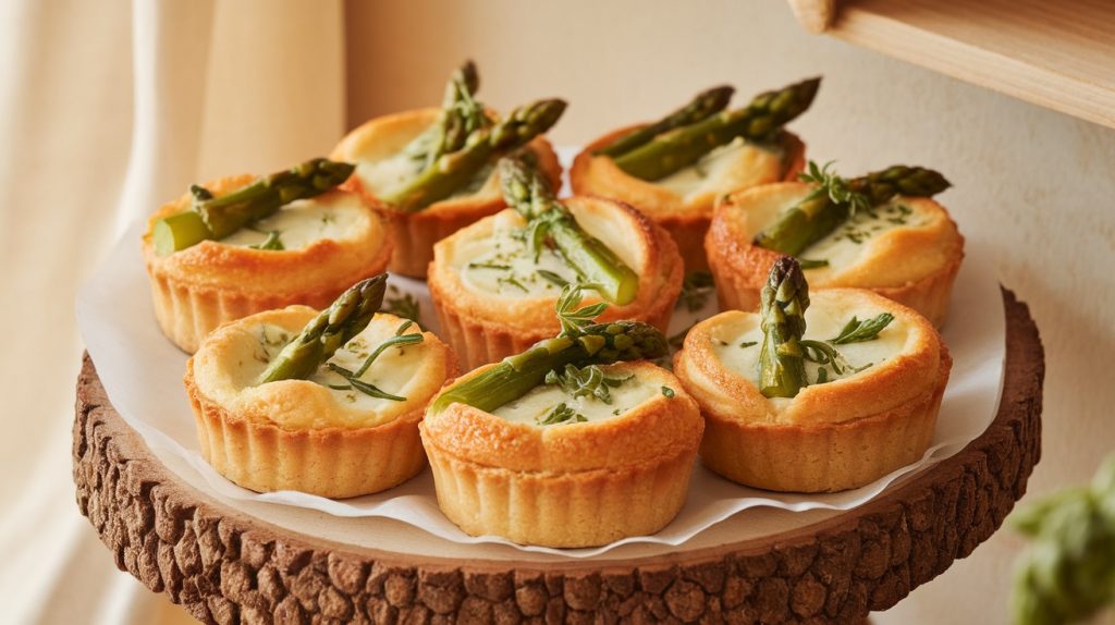 Deliciously Easy Asparagus and Cheese Mini Tarts