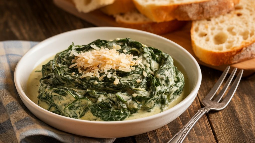 Easy Creamed Spinach