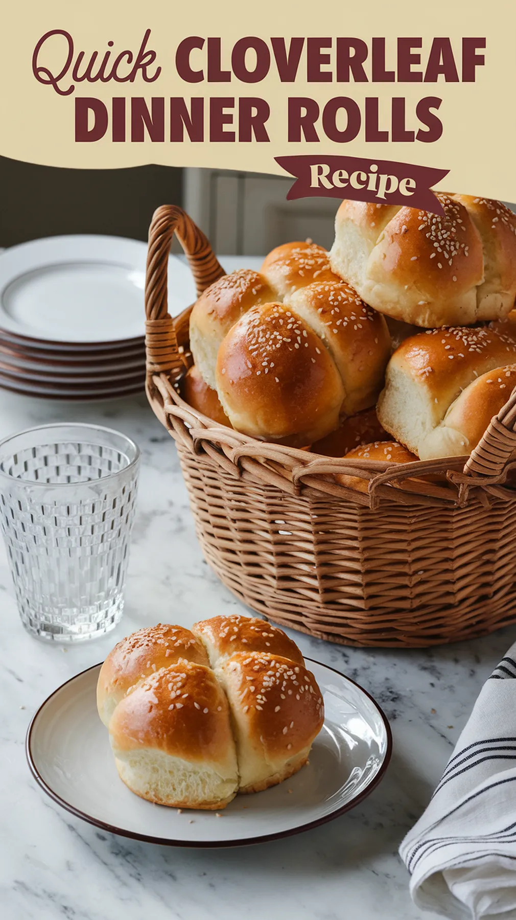 Quick Cloverleaf Dinner Rolls