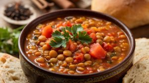 Vegan Middle Eastern Lentil Soup Recipe