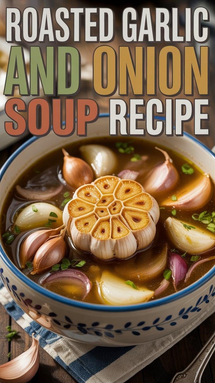 Roasted Garlic and Onion Soup