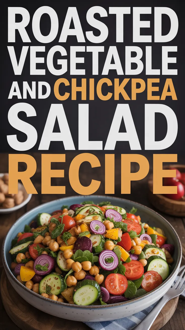 Roasted Vegetable and Chickpea Salad