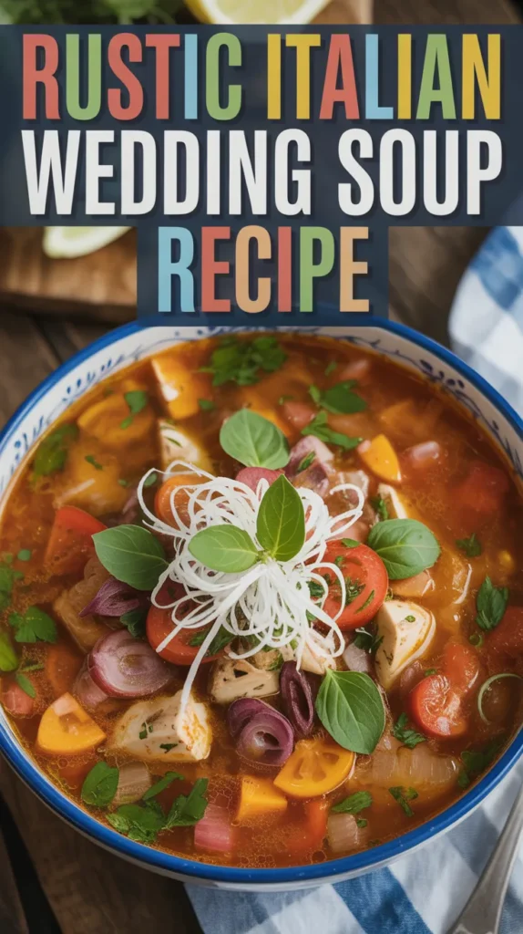 Rustic Italian Wedding Soup