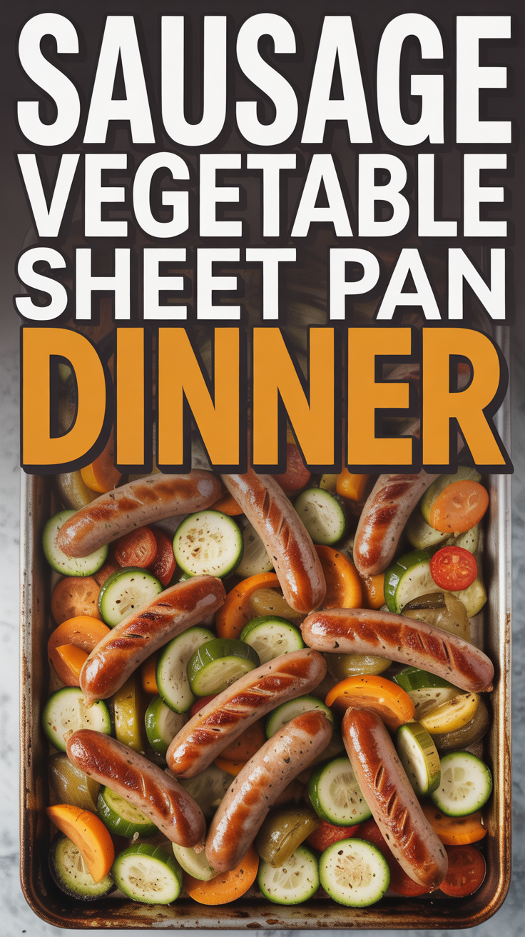 Sausage and Vegetable Sheet Pan Dinner