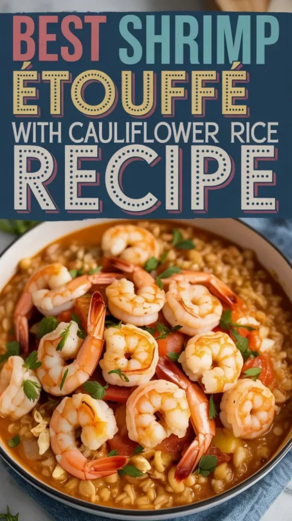 Shrimp Étouffée with Cauliflower Rice