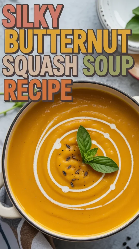 Silky Butternut Squash Soup